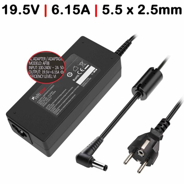 Carregador para Portátil ADP-120MH 19.5V 6.15A 120W - Conector 5.5x2.5mm