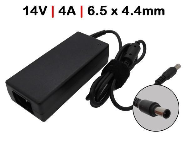Carregador para Monitor 14V 4A (56W) Plugue 6.5x4.4mm - Compatível Samsung SyncMaster Dell