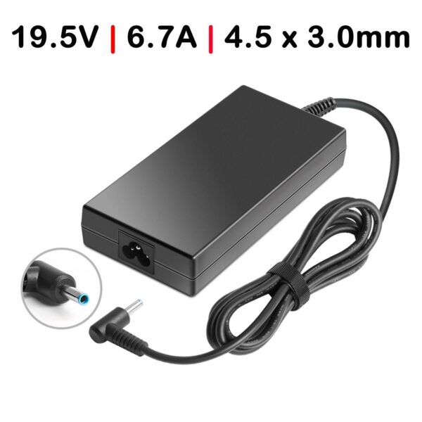 Carregador Portátil Dell 130W (19.5V 6.7A) Conector 4.5x3.0mm para Latitude E6220, E6320, Inspiron, XPS, Precision e Vostro Series