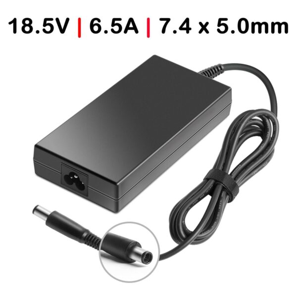 Carregador Portátil HP Pavilion DV6 DV7 DV8 Series 120W Slim 7.4x5.0mm - Compatível com 384023-003, 463556-002