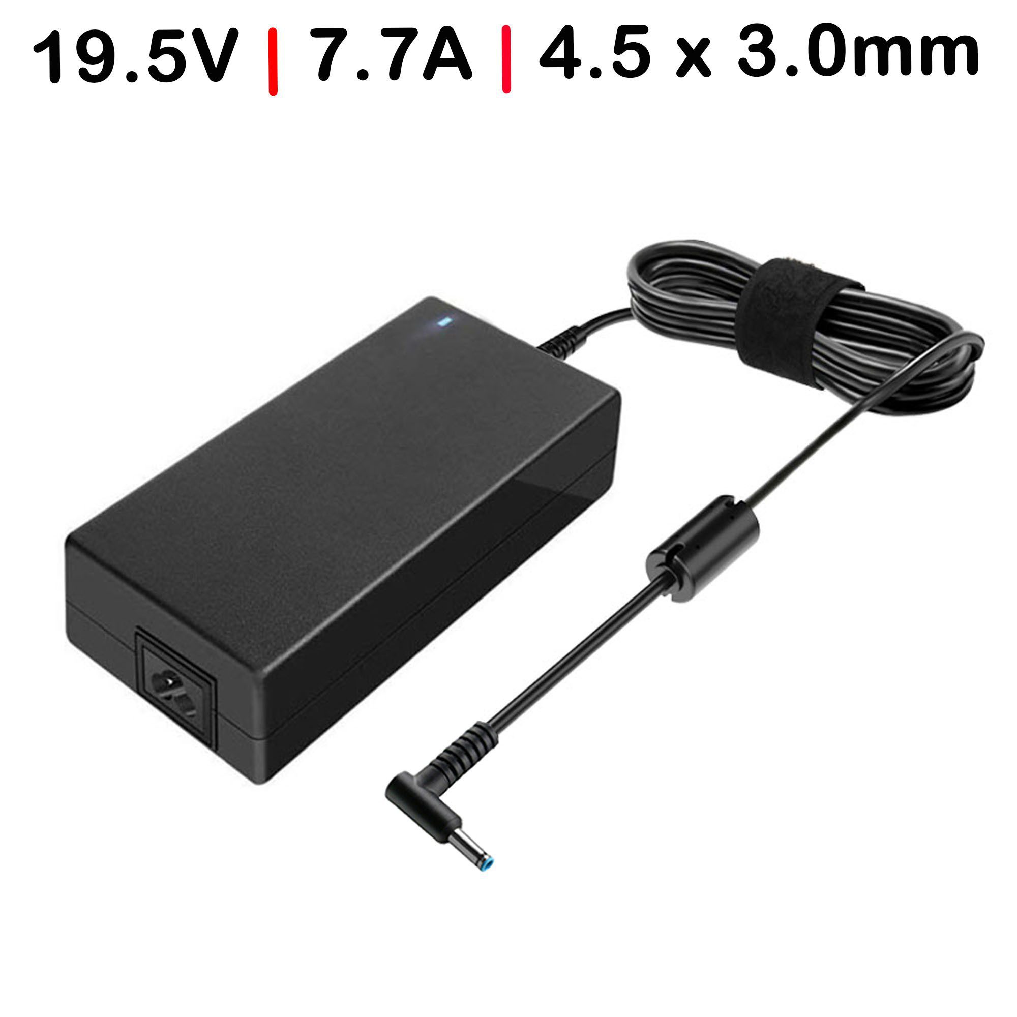 Carregador Portátil Gaming HP Omen 15-AX 15-CE Series 19.5V 7.7A 150W - Conector 4.5x3.0mm