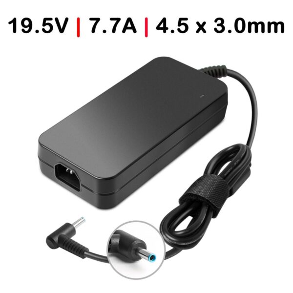 Carregador Portátil HP Omen Pavilion ZBook Victus 150W 19.5V 7.7A Conector 4.5x3.0mm