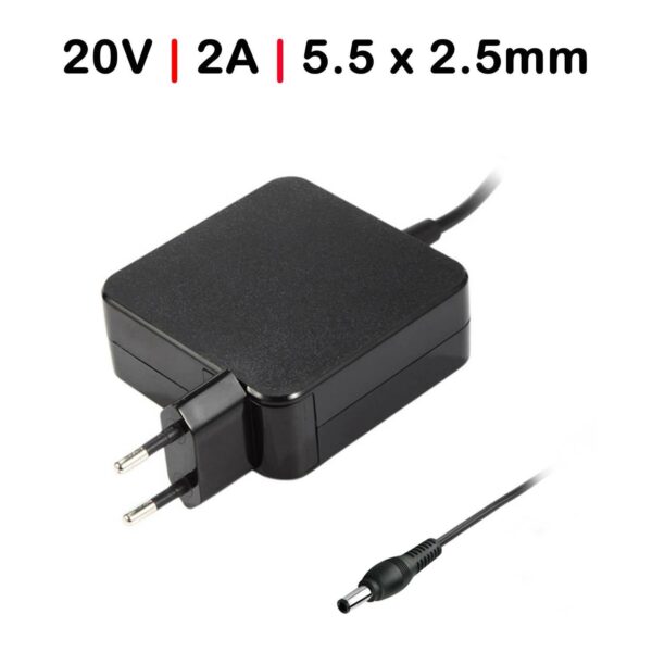 CARREGADOR PARA PORTATIL LENOVO IDEAPAD U160 U260 20V 2A 40W