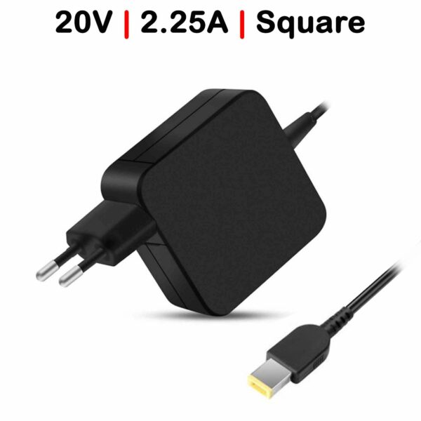 Carregador para Portátil Lenovo ThinkPad L440 L450 L460 L540 - 20V 2.25A 45W Conector Square