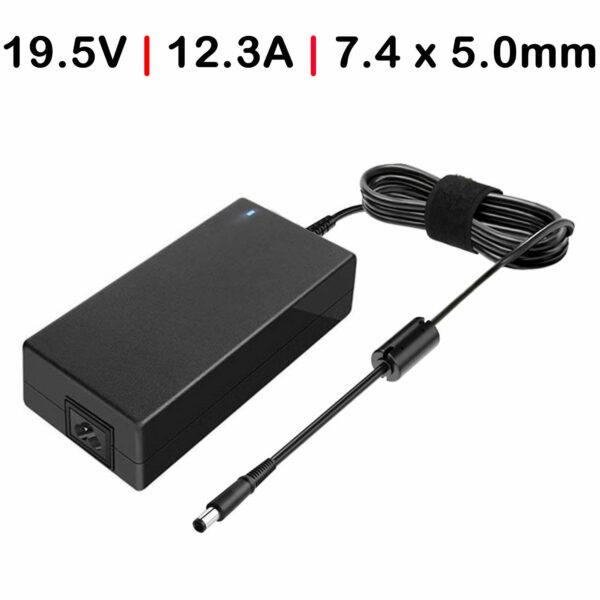 Carregador para Portátil Dell Alienware M18X M17X R4 R3 R2, G Series, Precision 240W 19.5V 12.3A Conector 7.4x5.0mm