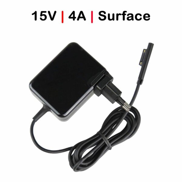 Carregador Portátil Microsoft Surface Book 2 / Pro 3 4 5 6 7 - 15V 4A 60W - Conector Surface