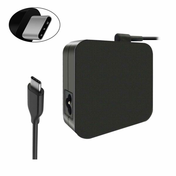 Carregador USB-C 90W para Portátil Lenovo Yoga 710 720 900 910, HP Specter, Dell XPS - Compatível com Múltiplos Modelos