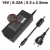 Carregador para Portátil ASUS 120W 19V 6.32A 5.5x2.5mm - Compatível com ADP-120RH B PA-1121-28