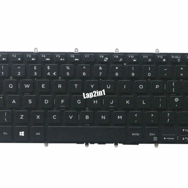 Teclado para Portátil Dell Inspiron 13 5368 5378 5379 15 5568 5578 5579 Inglês UK