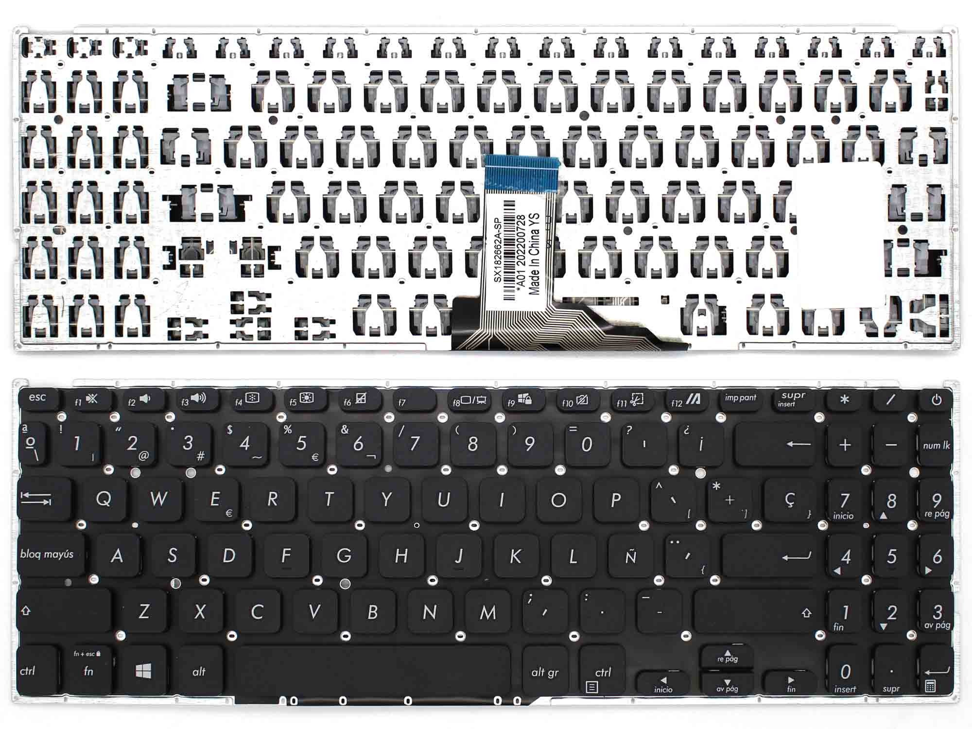 Teclado para Portátil ASUS X509 Series - Espanhol Castelhano