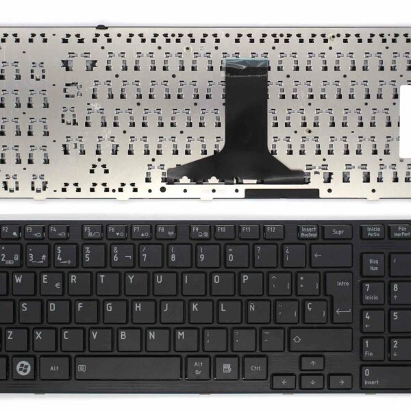 Teclado para Portátil Toshiba Satellite A660 A665 Series - Layout Espanhol Preto
