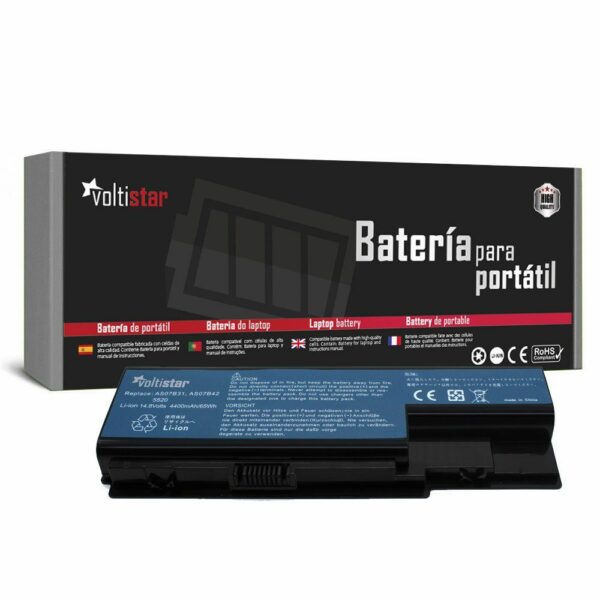 Bateria para Portátil Acer Aspire Series 14.8V 4400mAh - Compatível com AS07B71 AS07B31