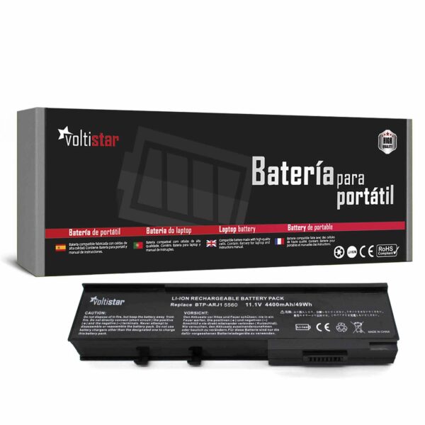 Bateria para Portátil Acer Aspire 2920, 2920Z, TravelMate 6231, 6252, 6291, 6292, 6492 - 11.1V 4400mAh