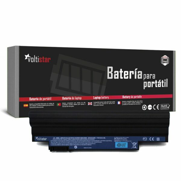 Bateria para Portátil Acer Aspire One D270 D255 D260 11.1V 6600mAh AL10A31 AL10B31