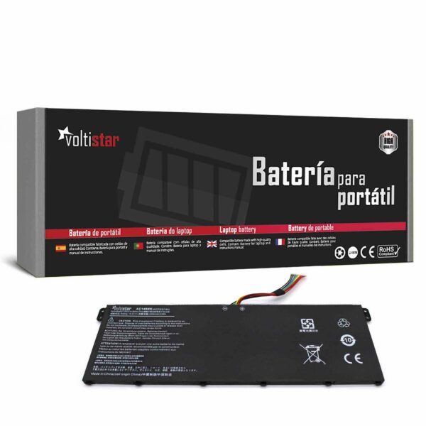 Bateria para Portátil Acer Aspire V5-122P, TravelMate B115-M/MP - P/N: AC14B8K, KT.0040G.004 (15.2V)