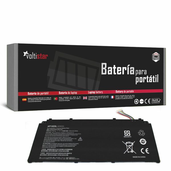 Bateria para Portátil Acer Aspire S13 S5-371, Chromebook R13 CB5-312T, Swift 1 SF114-32, Swift 5 SF514-51 - AP15O5L 11.1V 4350mAh