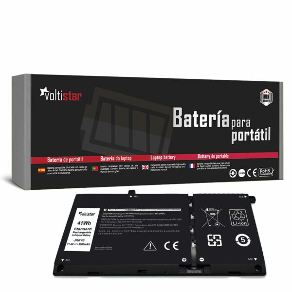 Bateria para Portátil Dell Inspiron 5301 5401 5408 5409 Series - JK6Y6 C5KG6 CF5RH - 11.4V 3600mAh