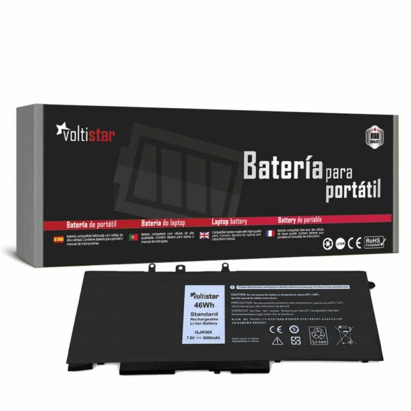 Bateria para Portátil Dell Latitude 5480 5580 5490 5590 Series GJKNX - 7.6V 6000mAh