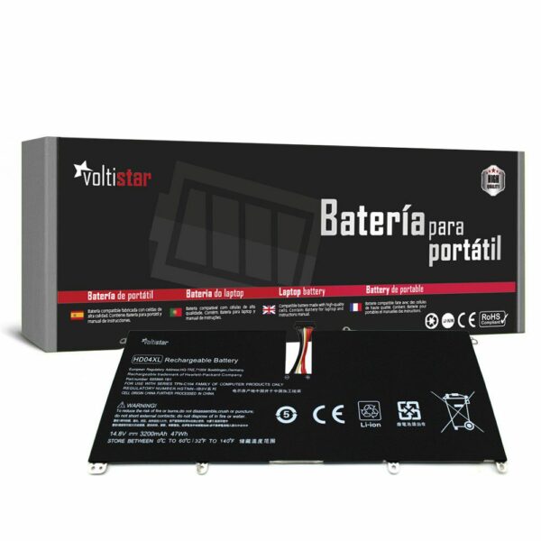 Bateria para Portátil HP Envy Spectre XT 13-2000EG HD04XL HSTNN-IB3V 14.8V 3200mAh