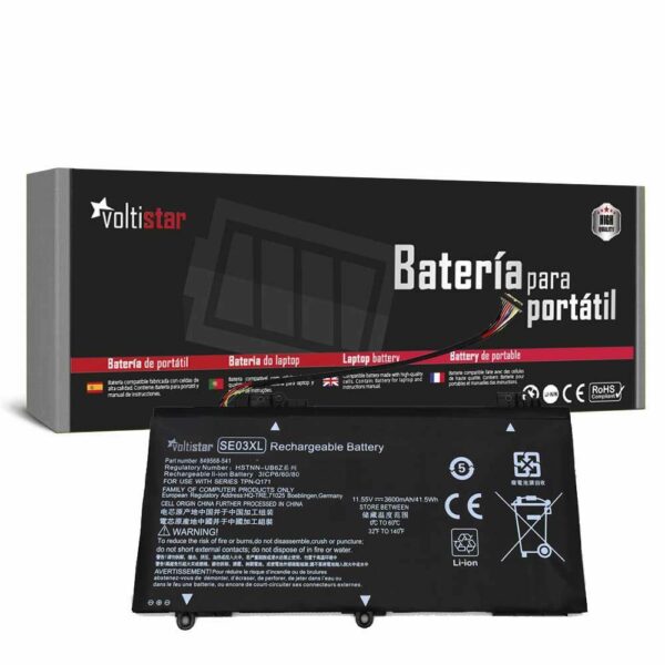 Bateria para Portátil HP Pavilion 14 Series - SE03XL, HSTNN-LB7G, 849568-421
