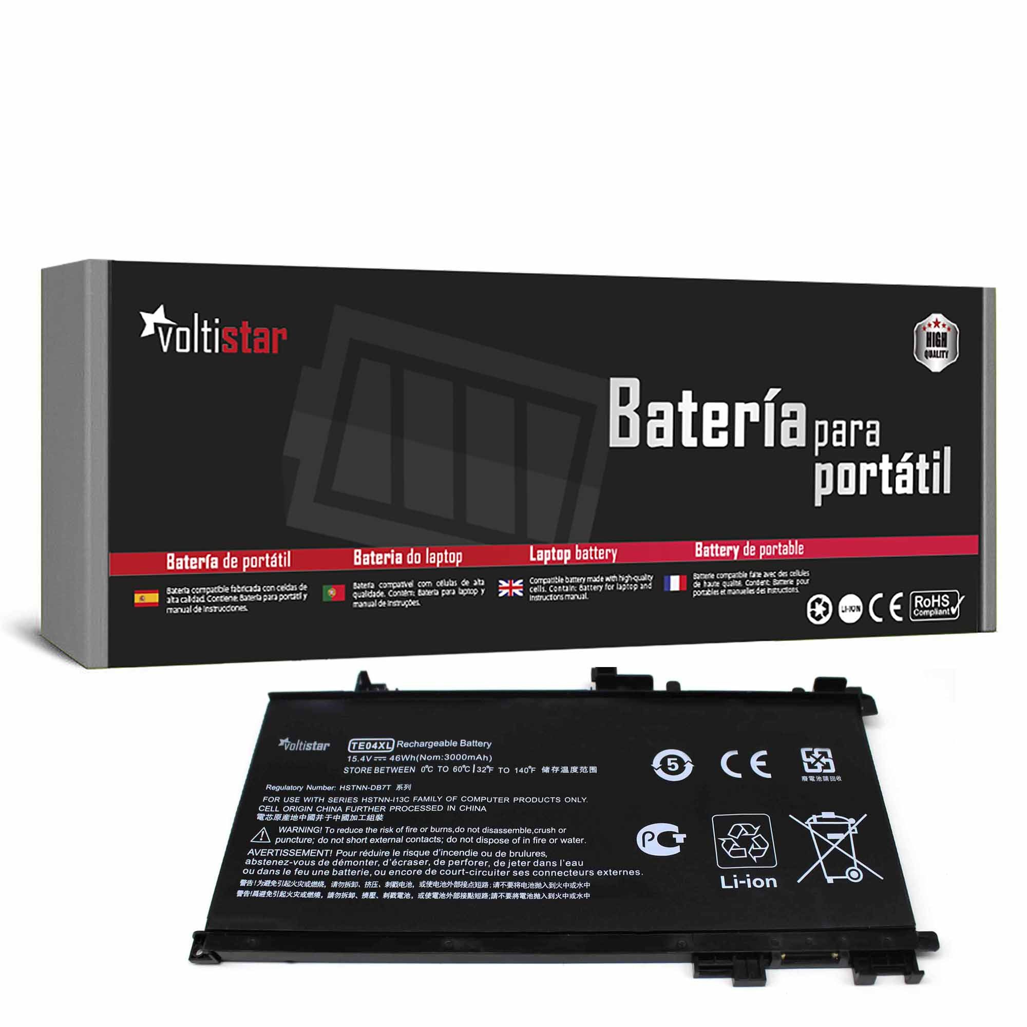 Bateria para Portátil HP Pavilion 15-BC Series, Omen 15-AX Series - TE04XL, 905175-2C1, 905277-855