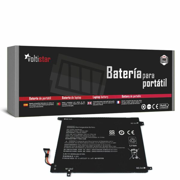 Bateria para Portátil HP Pavilion X2 10 Series - Compatível com DO02XL, 810749-421, HSTNN-LB6Y, TPN-I121, TPN-I122