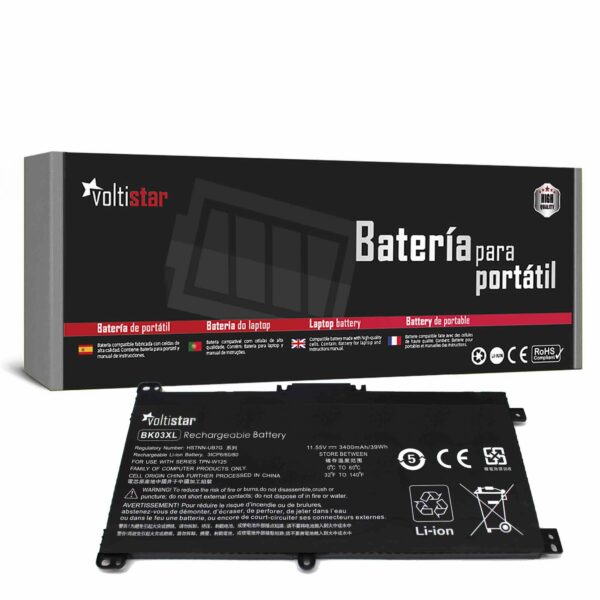 Bateria para Portátil HP Pavilion X360 14-BA Series - BK03XL HSTNN-LB7S 916811-855
