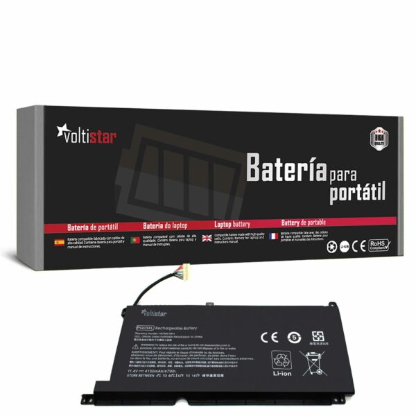 Bateria para Portátil HP Spectre x360 15-AP Series, HP Gaming 15-DK Series - PG03XL TPN-Q168 HSTNN-LB7C