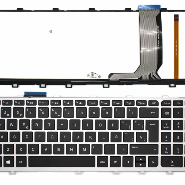 Teclado para Portátil HP Envy 15-J 17-J Series Espanhol Retroiluminado - P/N: 721966-071