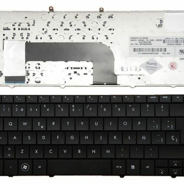 Teclado para Portátil HP Mini CQ10-100SS - Espanhol, Preto