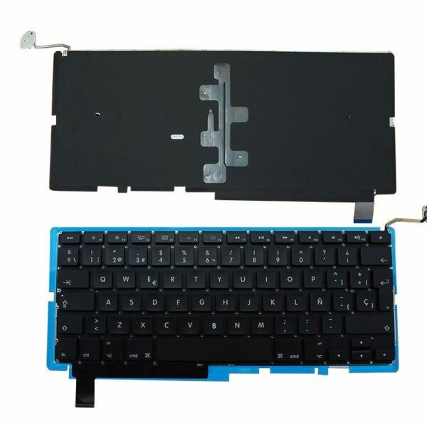 Teclado para Portátil Apple MacBook Pro A1286 2009 2010 2011 15" Com Iluminação de Fundo