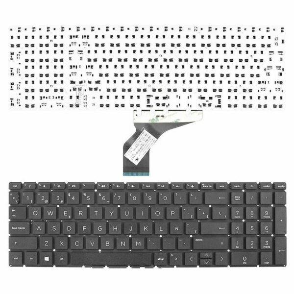 Teclado para Portátil HP L20387-071 L20388-071 Espanhol Preto Sem Moldura