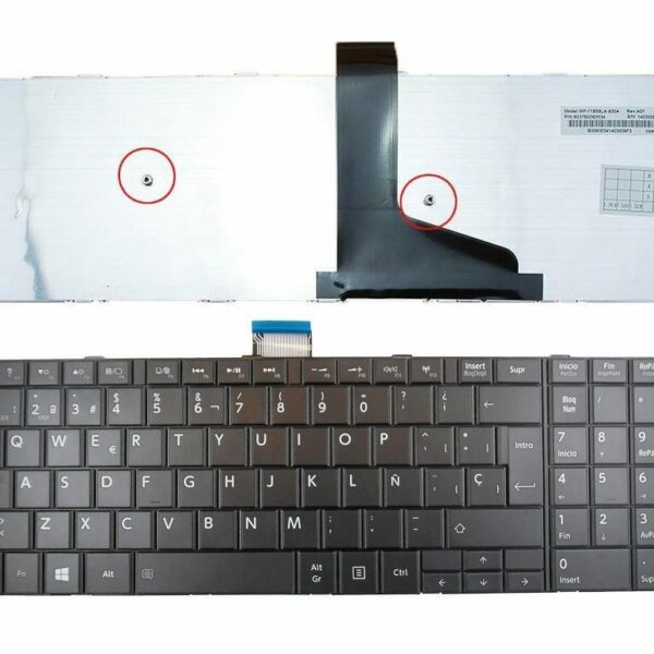 TECLADO PARA PORTATIL TOSHIBA SATELLITE S50 C75D MP-11B96E0-930A 154200GCV 6037B0096517