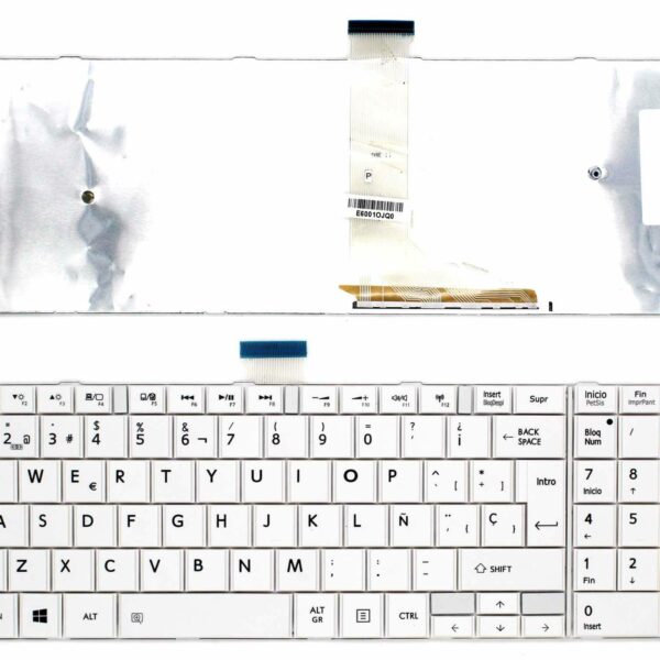 TECLADO PARA PORTATIL TOSHIBA SATELLITE C50-A C50D-A BRANCO