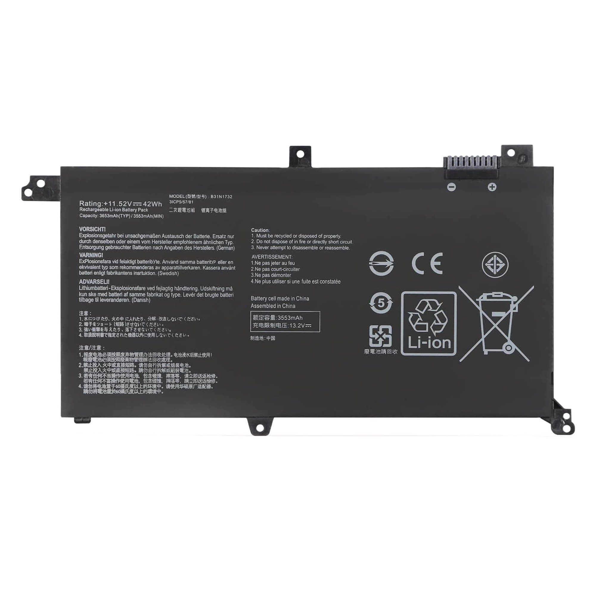 Bateria para Portátil Asus VivoBook S14 S430 Series (FA, FN, UA) - P/N B31N1732