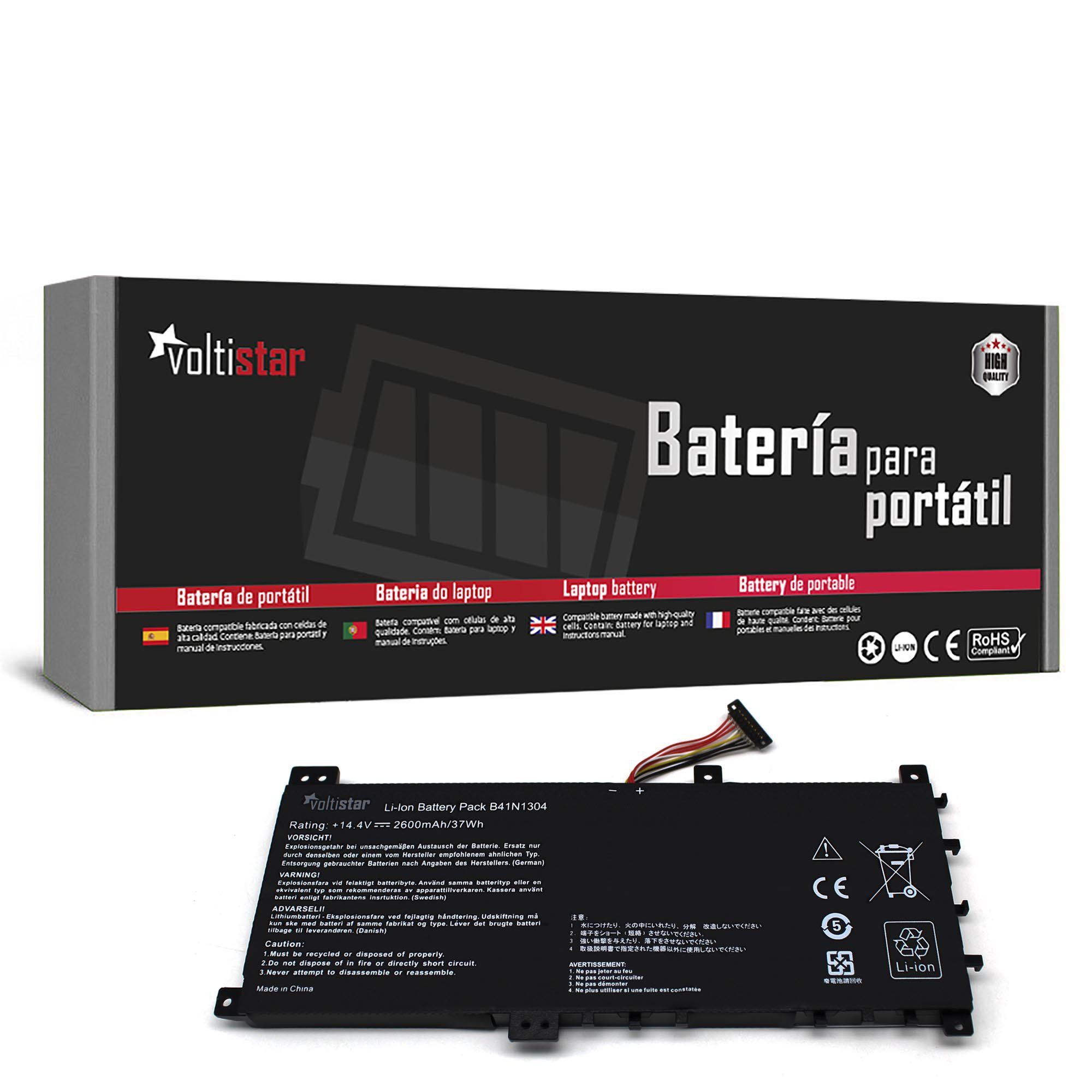 Bateria para Portátil Asus Vivobook V451L V451LA S451LA B41BK4G - P/N B41N1304
