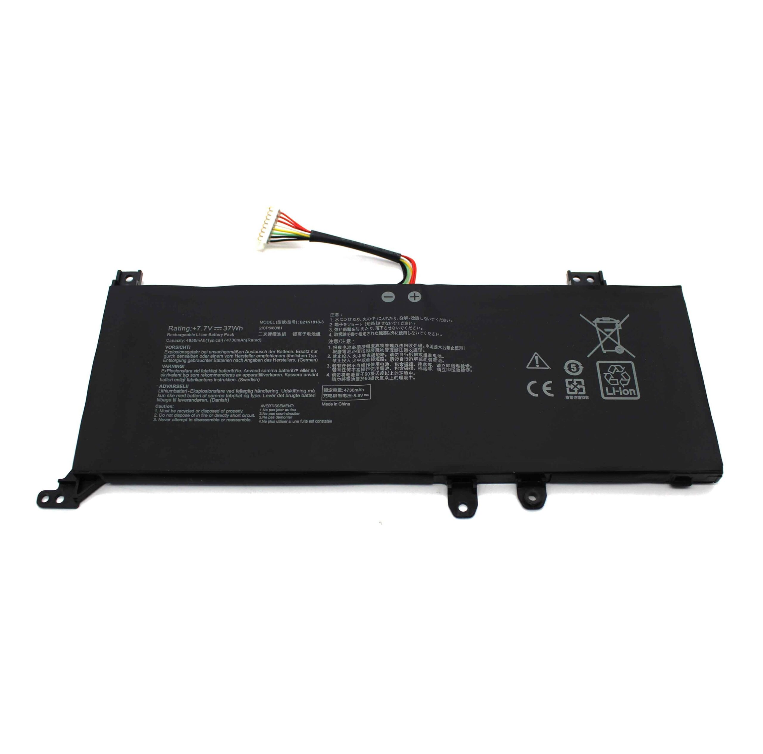 Bateria para Portátil Asus VivoBook X409 X409JA F409JA (B21N1818-2) 7.7V 29Wh