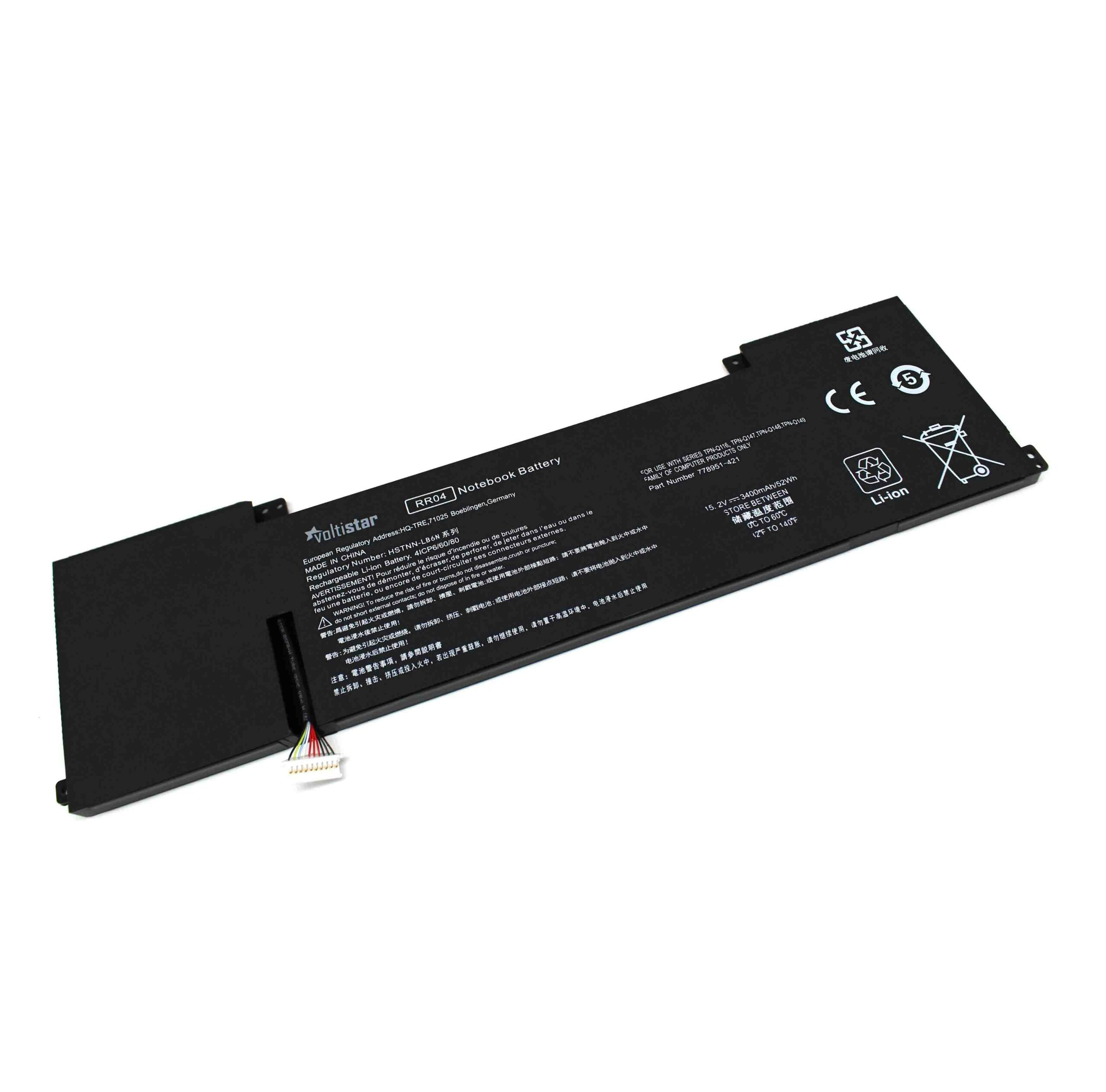 Bateria para Portátil HP Omen 15 Series RR04 RR04XL 778951-421 HSTNN-LB6N - Image 3