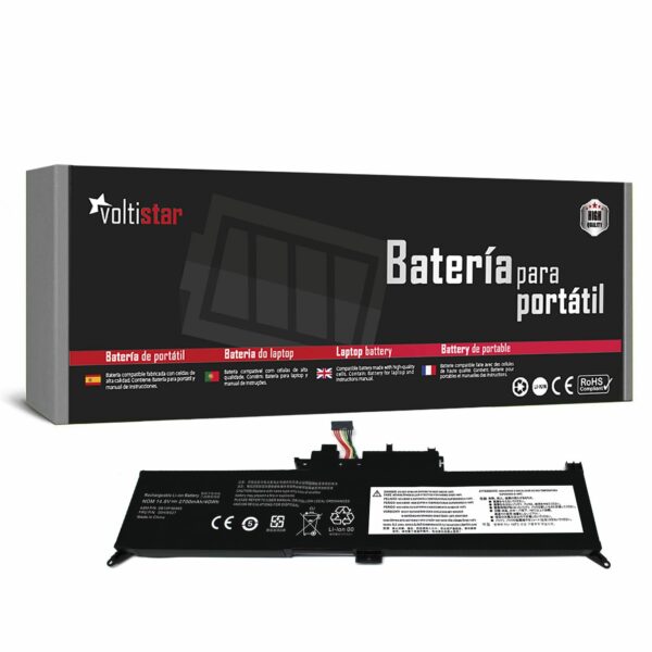 Bateria para Portátil Lenovo ThinkPad Yoga 260 X260 370 X380 Series - 14.8V 2700mAh - P/N: 00HW027 00HW026 01AV432 01AV433