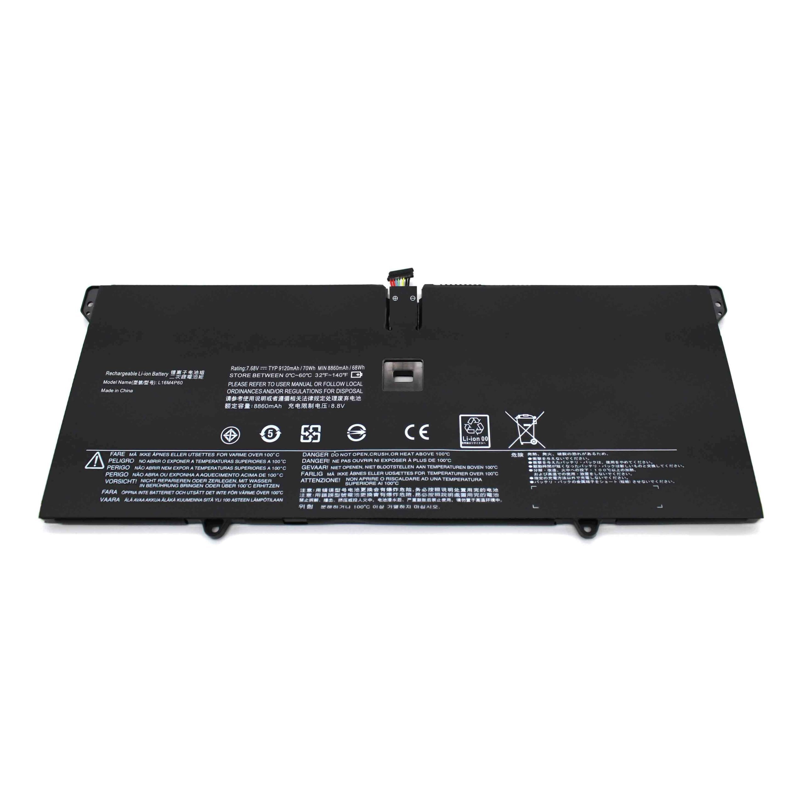 Bateria para Portátil Lenovo Yoga 920-13IKB, 80Y7, 80Y8 - Compatível com L16M4P60, L16C4P61