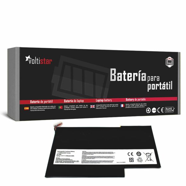 Bateria para Portátil MSI GS63 GS73 GS43VR Series BTY-M6J BTY-U6J 11.1V 11.4V 5700mAh