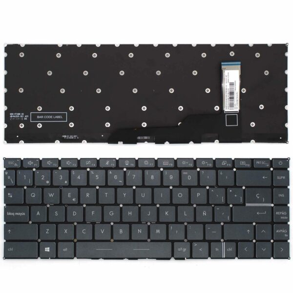 Teclado Retroiluminado Espanhol para Portátil MSI Stealth 15M, GS66 Stealth, GE66 Raider
