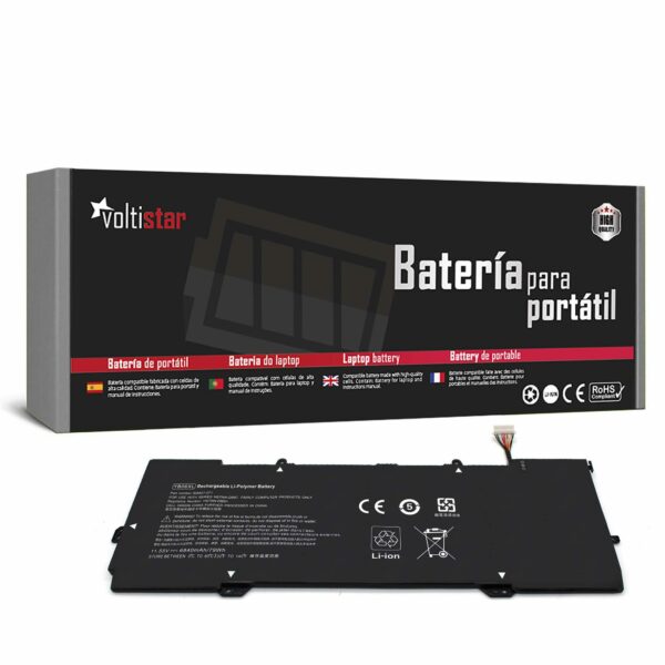 Bateria para Portátil HP Spectre x360 15 Series YB06XL HSTNN-DB8H 11.55V 79Wh
