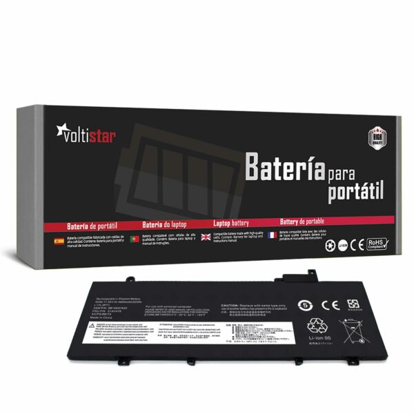 Bateria para Portátil Lenovo ThinkPad T480S - L17L3P71 L17M3P71 01AV478 - 4800mAh