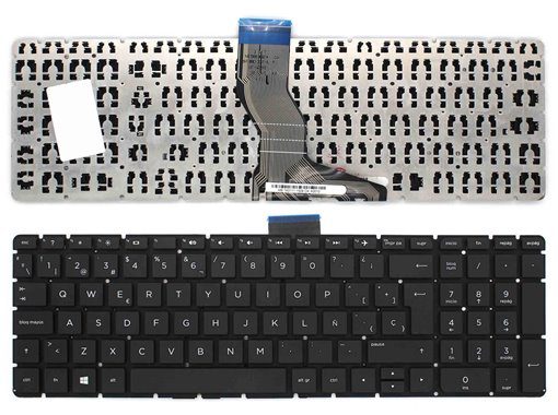 TECLADO PARA PORTATIL HP 809031-071 AEX15P00210 SG-80700-2EA SN6143-SP (Enter Grande)