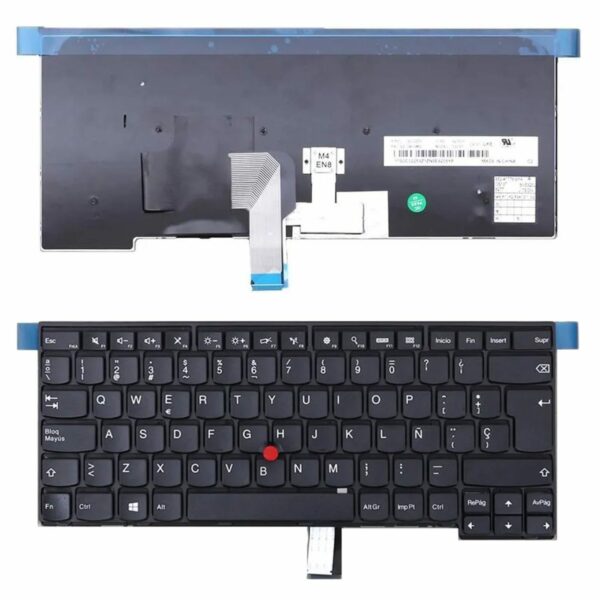 Teclado para Portátil Lenovo - Compatível com 04Y0872 0C02263 SN5320L - Preto, Espanhol