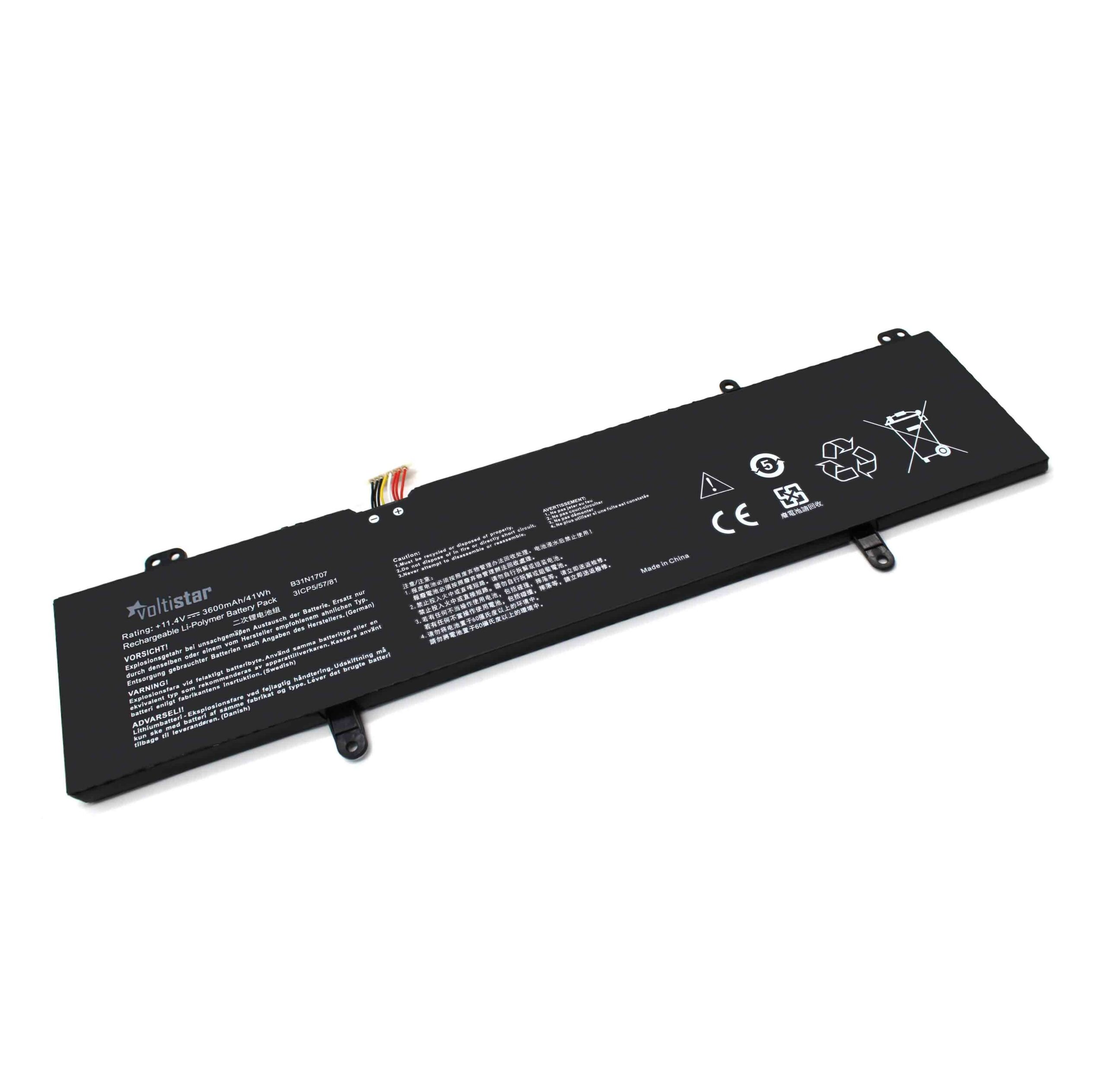 Bateria para Portátil Asus VivoBook S14 S410 S410U S410UA S410UF S410UN - P/N B31N1707 - Image 3