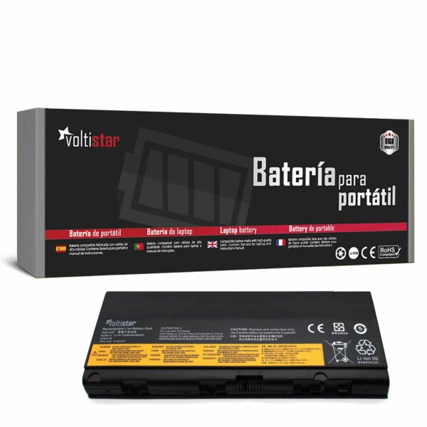 Bateria para Portátil Lenovo ThinkPad P50 P51 P52 - 11.1V 7200mAh - P/N: 01AV477 00NY491