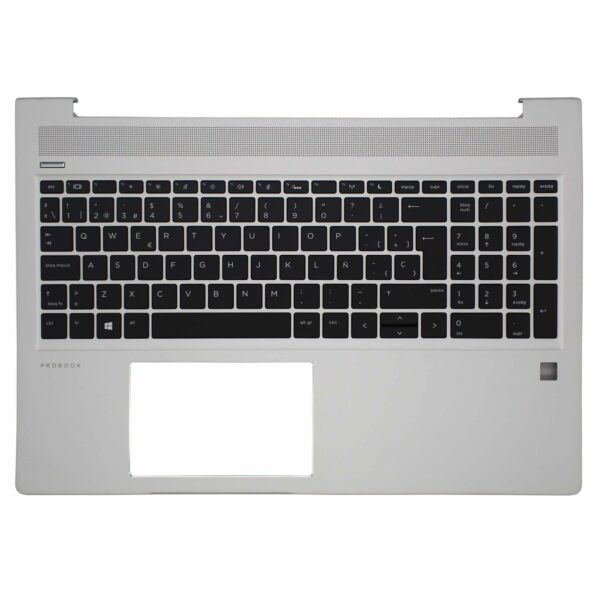 Carcaça Superior Prata com Teclado para Portátil HP ProBook 450 G6/G7, 455 G6/G7, 455R G6/G7 Series