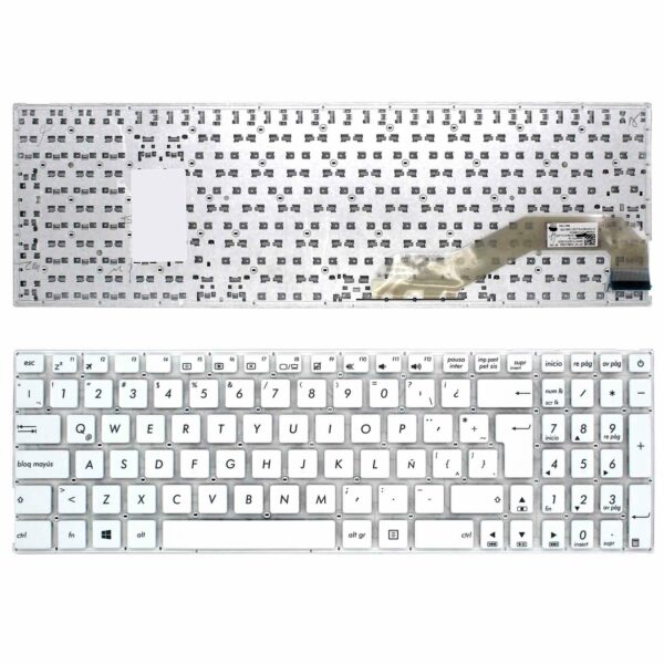 Teclado para Portátil ASUS F541 F541S F541SA F541SC F541U F541UA Branco Latim